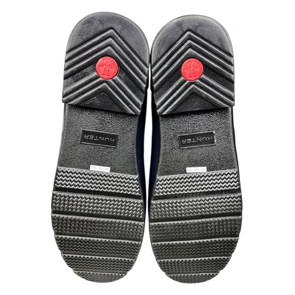 Hunter Women's Blue Glossy Quilted Waterproof Rain Boot Size US 10 - Picture 9 of 10